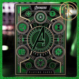 Theory 11 x Avengers Green Edition Playing Cards NIB/NWT